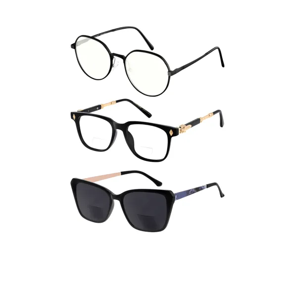 cat-eye multicolor reading glasses